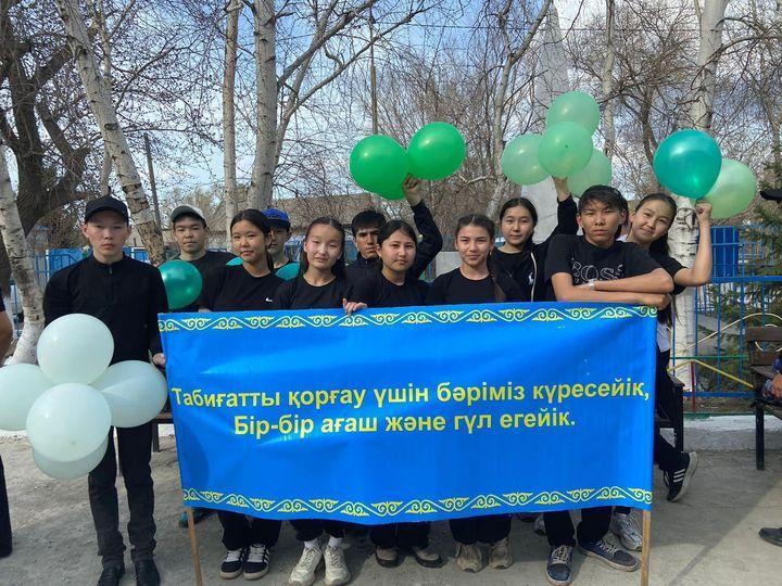 "Парктер шеруі - 2024" табиғат қорғау Халықаралық акциясының ашылуына мектебіміздің 7 мен 8-сынып оқушылары қатысты