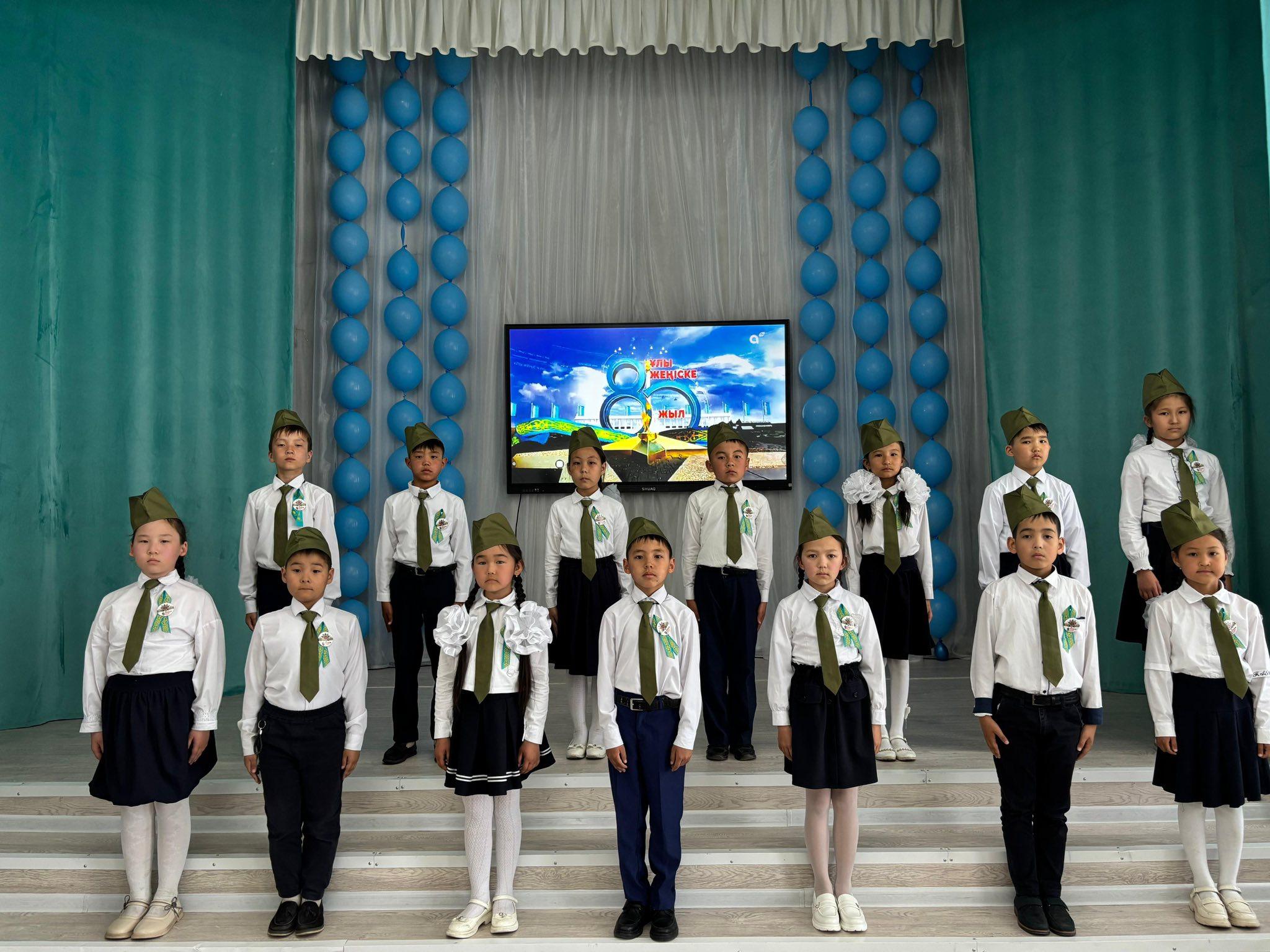 2025 жылдың 8-мамыр күні мектебімізде Ұлы  Жеңістің 80 жылдығына орай бастауыш сынып оқушыларының қатысуымен "Ұрпақ алғысы" атты тәрбиелік іс-шара өтті